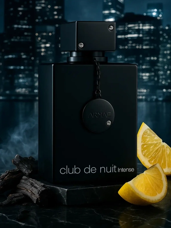Club de Nuit Intense Man - odlewka męskich perfum dostępna w Perfame. Wyrazisty zapach z intensywnymi cytrusowymi i drzewnymi nutami.