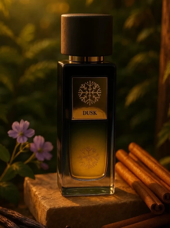 Dusk - odlewka eleganckich perfum dostępna w Perfame. Zmysłowy zapach pełen ciepła i balsamicznych nut.