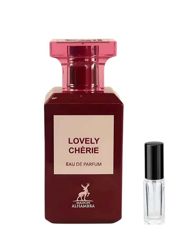 Lovely Chérie - odlewka kwiatowych perfum dostępna w Perfame. Lekki, kobiecy zapach pełen uroku.