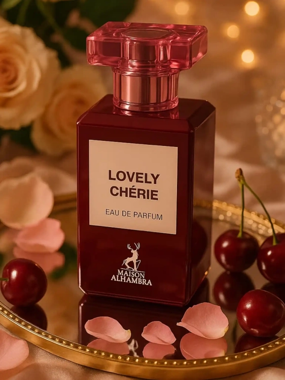 Lovely Chérie - odlewka kwiatowych perfum dostępna w Perfame. Lekki, kobiecy zapach pełen uroku.