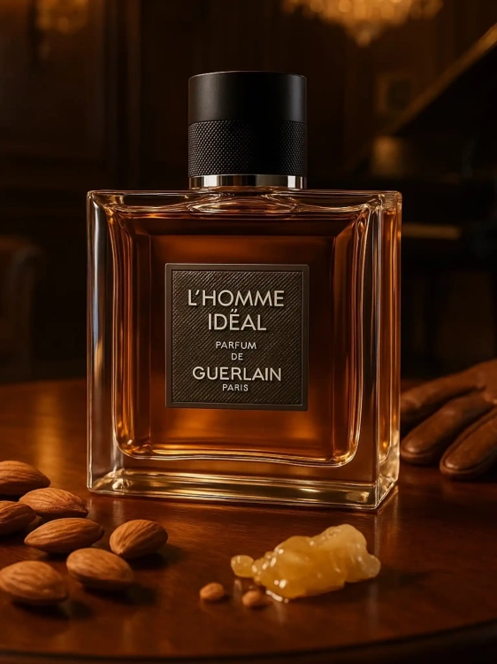 Guerlain L’Homme Idéal Parfum – odlewka męskich perfum dostępna w Perfame. Głęboki i zmysłowy zapach z nutami migdała, skóry i wanilii.