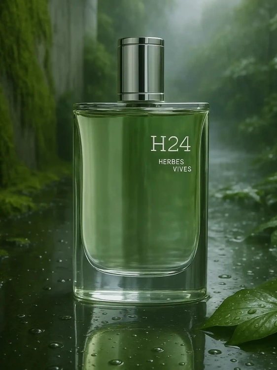 H24 Hermès - odlewka nowoczesnych perfum dostępna w Perfame. Zielony, metaliczny zapach idealny dla pewnych siebie mężczyzn