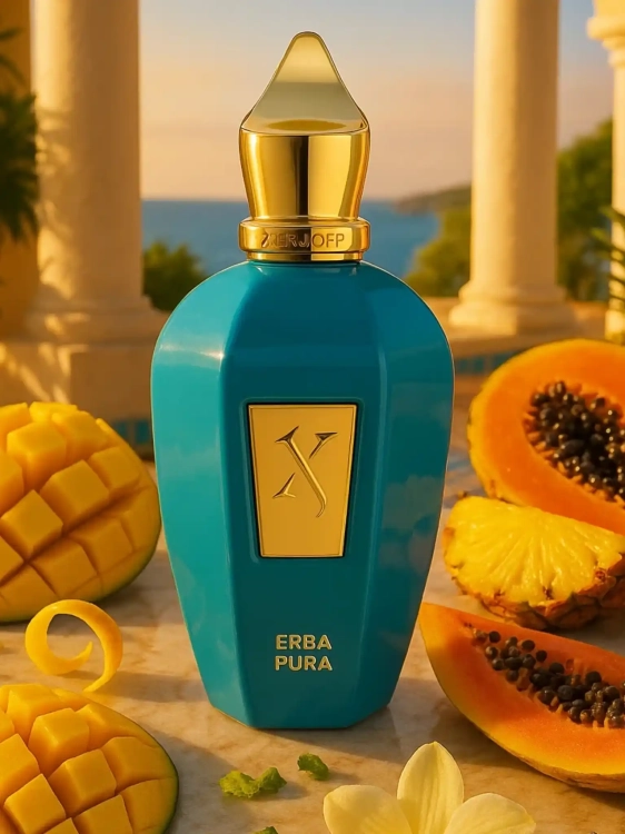 Erba Pura Xerjoff - odlewka niszowych perfum dostępna w Perfame. Intensywny, owocowy zapach o orientalnym charakterze.
