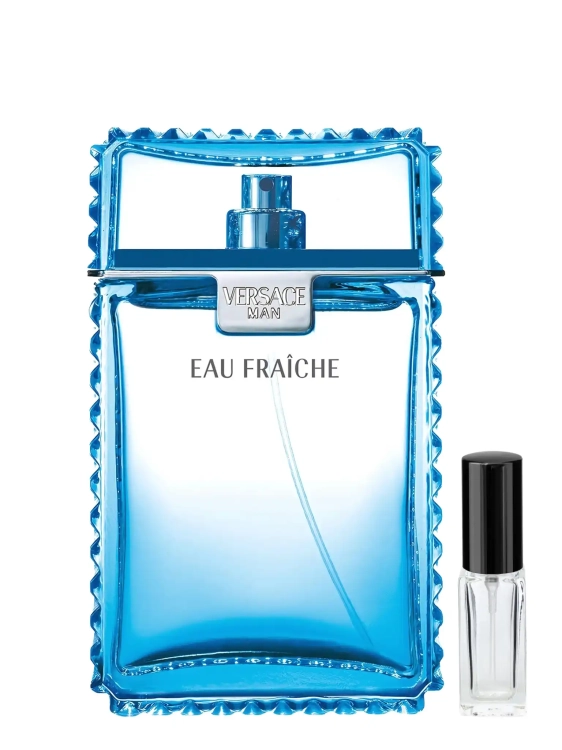 Versace Man Eau Fraiche - odlewka świeżych perfum dostępna w Perfame. Lekki zapach z nutami cytrusów i drzewa cedrowego.