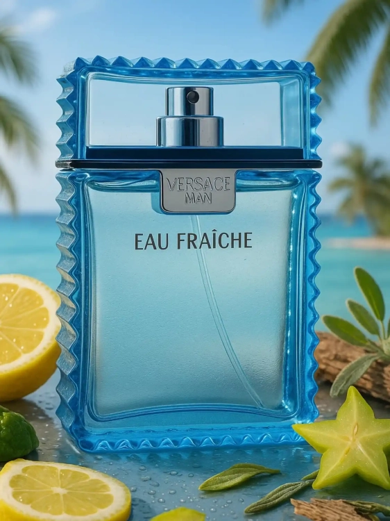 Versace Man Eau Fraiche - odlewka świeżych perfum dostępna w Perfame. Lekki zapach z nutami cytrusów i drzewa cedrowego.