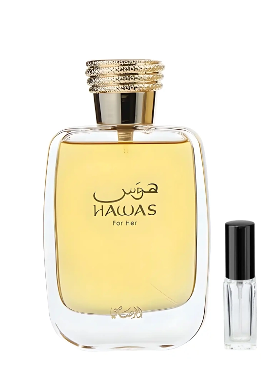 Rasasi Hawas - odlewka intensywnych perfum dostępna w Perfame. Męski zapach o wodnych i przyprawowych nutach.