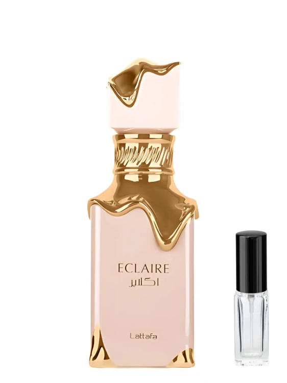 Eclaire Lattafa Perfumes - odlewka eleganckich perfum dostępna w Perfame. Wyrafinowany zapach o waniliowych i kwiatowych nutach.