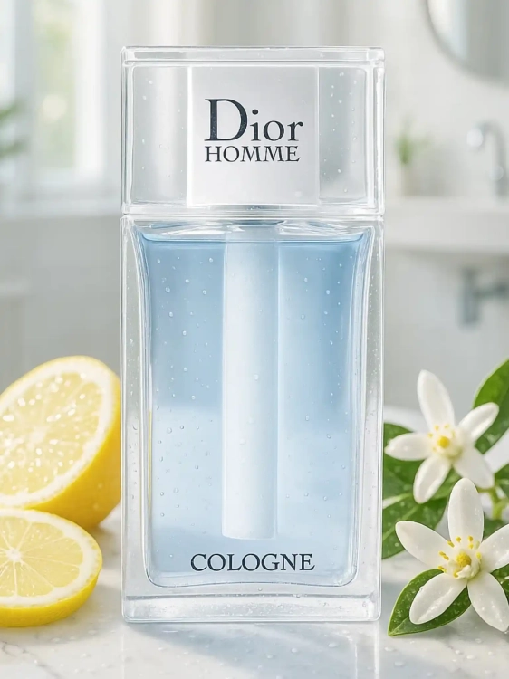 Dior Homme Cologne 2022 Dior - odlewka świeżych perfum dostępna w Perfame. Elegancki zapach o cytrusowych i drzewnych akordach
