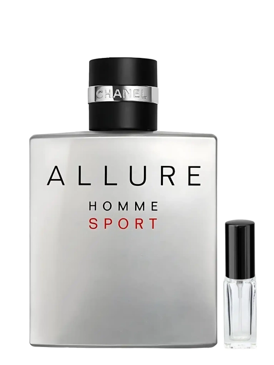 Allure Homme Sport Chanel - odlewka męskich perfum dostępna w Perfame. Świeży i energetyczny zapach o nutach cytrusów i drzewnych akcentach.
