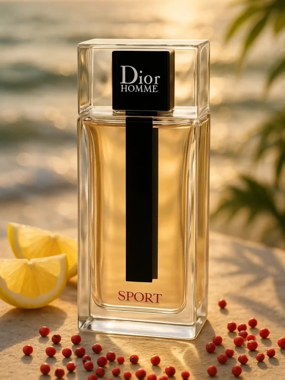 Dior Homme Sport - odlewka męskich perfum dostępna w Perfame. Świeży, cytrusowy zapach z nutami imbiru i drewna.