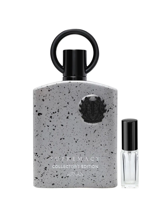 Supremacy Collector's Edition Pour Homme Afnan - odlewka męskich perfum dostępna w Perfame. Intensywny, drzewny zapach z nutami przypraw i skóry.