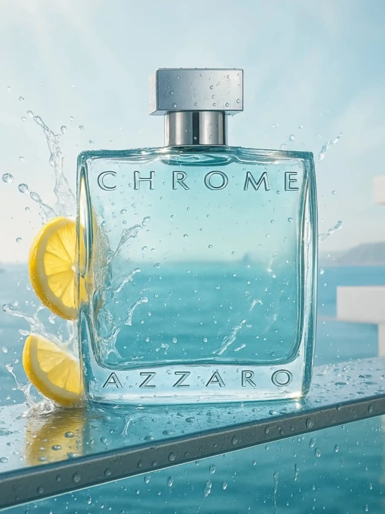 Chrome Azzaro - odlewka klasycznych perfum dostępna w Perfame. Orzeźwiający zapach z nutami cytrusów, imbiru i piżma.