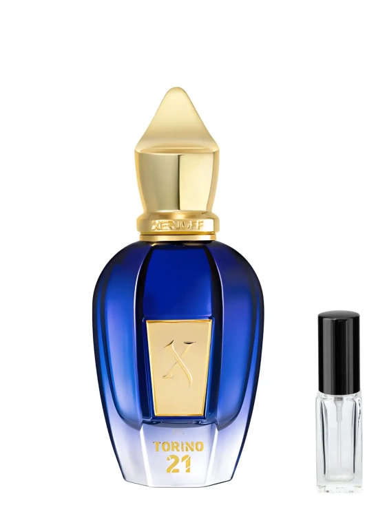 Xerjoff Torino21 - odlewka niszowych perfum dostępna w Perfame. Energetyczny zapach o cytrusowych i zielonych nutach z lawendą.