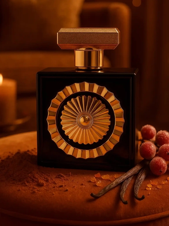 Lattafa Nebras - odlewka orientalnych perfum dostępna w Perfame. Ciepły, słodki zapach z nutami wanilii, ambry i oudu.