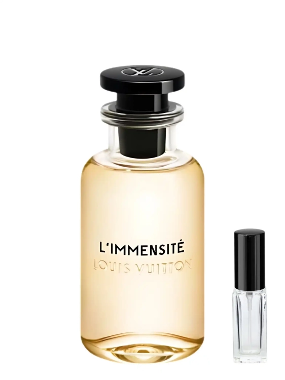 Louis Vuitton L’Immensité - odlewka świeżych perfum dostępna w Perfame. Orzeźwiający zapach z nutami grejpfruta, imbiru i ambry.