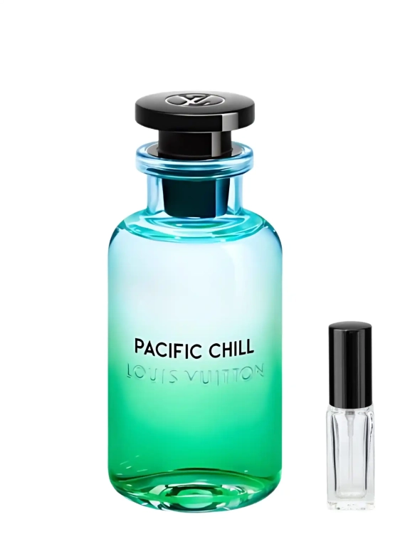 Louis Vuitton Pacific Chill - odlewka orzeźwiających perfum dostępna w Perfame. Lekki zapach z nutami cytrusów, zielonych liści i morskiej bryzy.