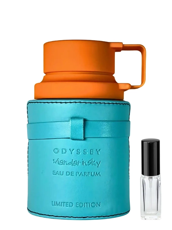 Armaf Odyssey Mandarin Sky - odlewka świeżych perfum dostępna w Perfame. Cytrusowy zapach z nutami mandarynki, bergamotki i piżma.