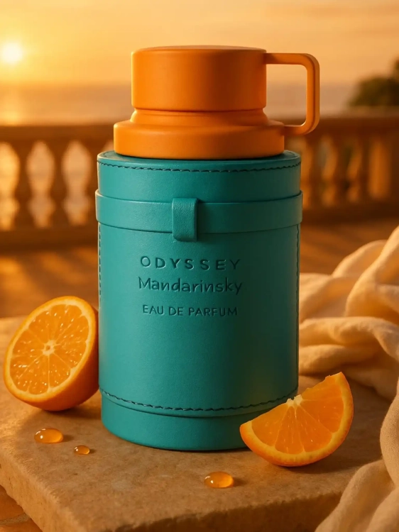Armaf Odyssey Mandarin Sky - odlewka świeżych perfum dostępna w Perfame. Cytrusowy zapach z nutami mandarynki, bergamotki i piżma.