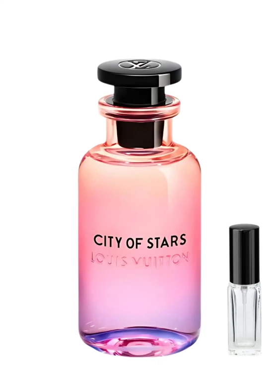 Louis Vuitton City Of Stars - odlewka luksusowych perfum dostępna w Perfame. Wieczorowy, cytrusowy zapach z nutami limonki, bergamotki i drzewa sandałowego.