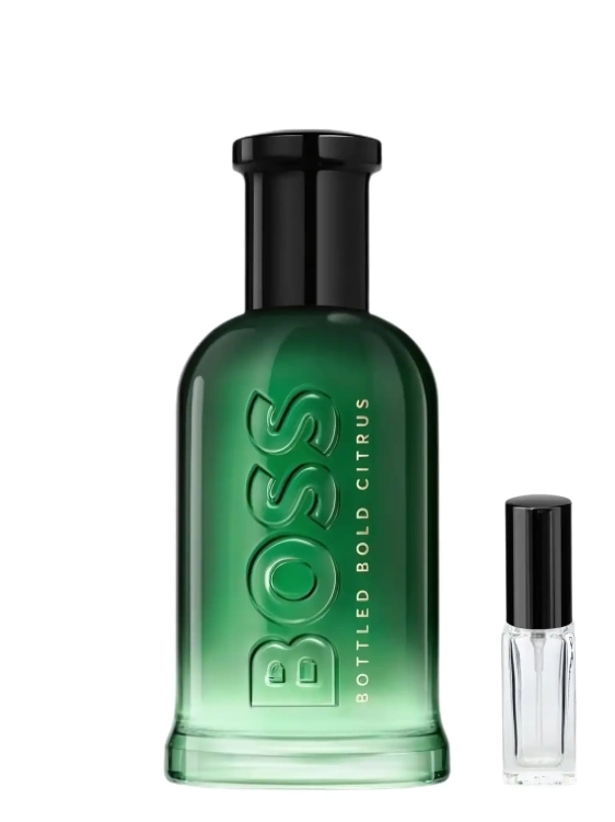 Hugo Boss Bottled Bold Citrus - odlewka świeżych perfum dostępna w Perfame. Energetyczny zapach z nutami grejpfruta, imbiru i drzewa sandałowego.