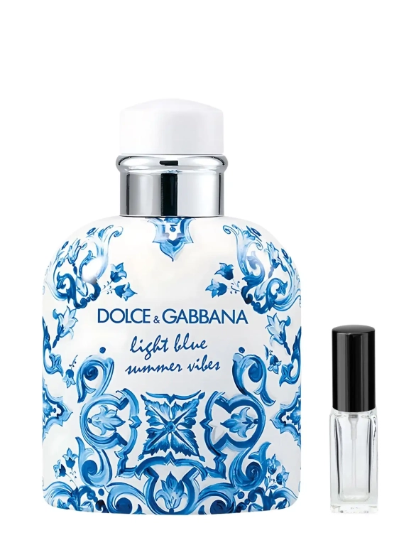 Dolce Gabbana Light Blue Summer Vibes - odlewka świeżych perfum dostępna w Perfame. Orzeźwiający zapach z nutami cytrusów, grejpfruta i morskiej bryzy.