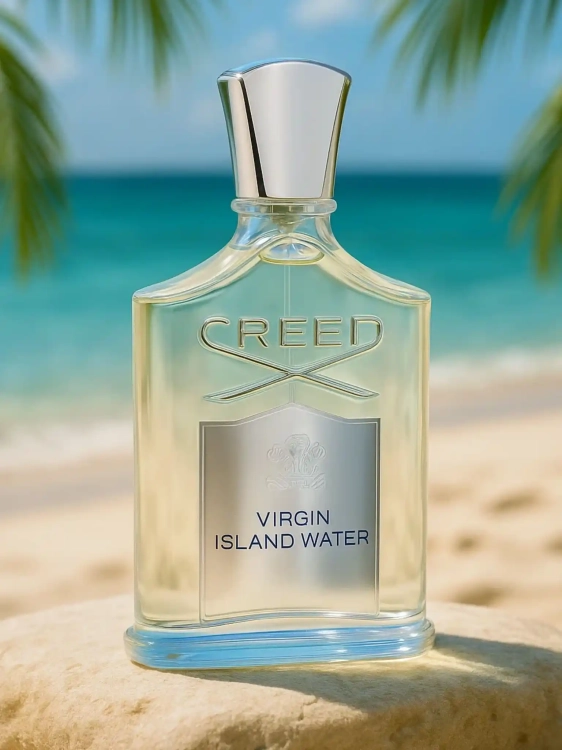 Creed Virgin Island Water - odlewka luksusowych perfum dostępna w Perfame. Tropikalny zapach z nutami kokosa, limonki i rumu.