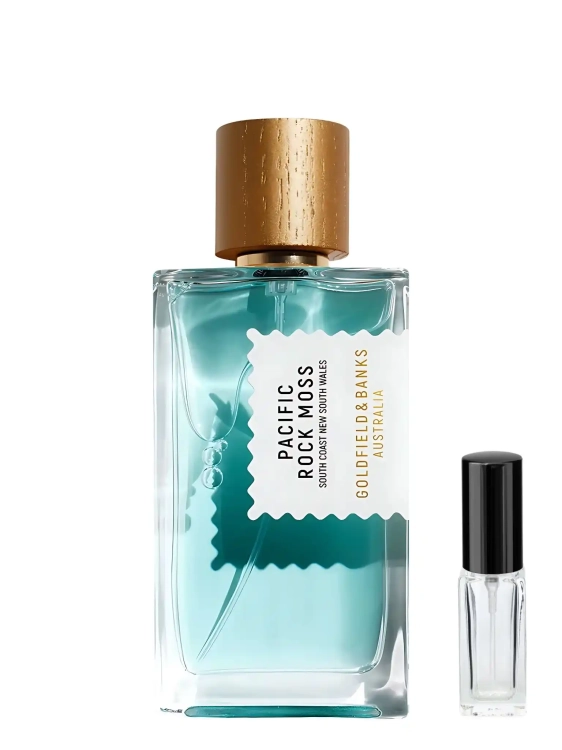 Goldfield Banks Pacific Rock Moss - odlewka niszowych perfum dostępna w Perfame. Świeży zapach z nutami mchu, cytrusów i wodorostów.