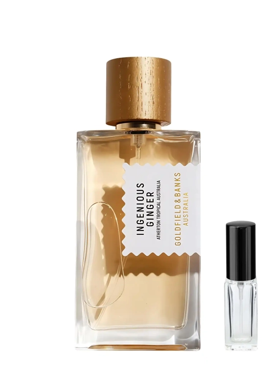 Goldfield Banks Ingenious Ginger - odlewka niszowych perfum dostępna w Perfame. Egzotyczny zapach z nutami imbiru, cytrusów i ambry.