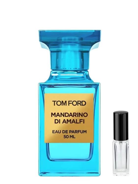 Tom Ford Mandarino di Amalfi – odlewka ekskluzywnych perfum dostępna w Perfame. Orzeźwiający zapach z nutami mandarynki, mięty i bazylii, inspirowany wybrzeżem Amalfi.