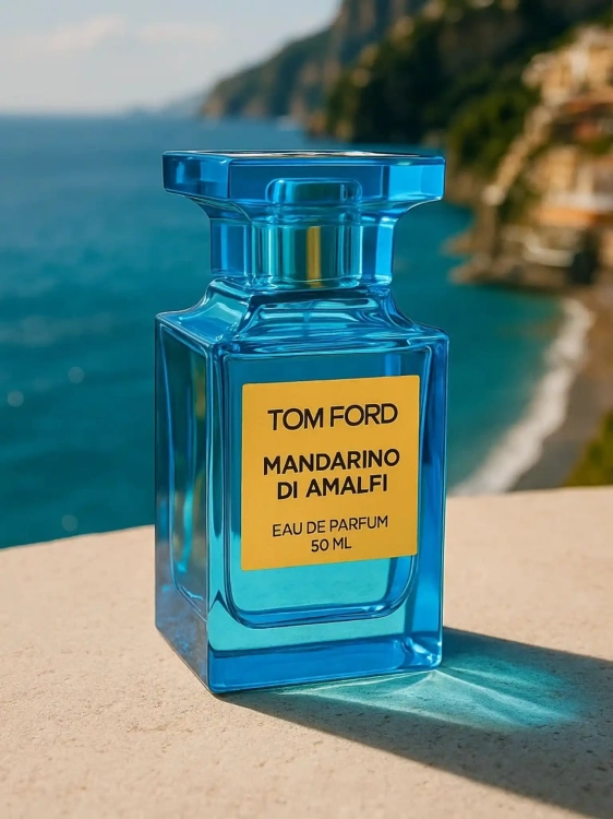 Tom Ford Mandarino di Amalfi – odlewka ekskluzywnych perfum dostępna w Perfame. Orzeźwiający zapach z nutami mandarynki, mięty i bazylii, inspirowany wybrzeżem Amalfi.