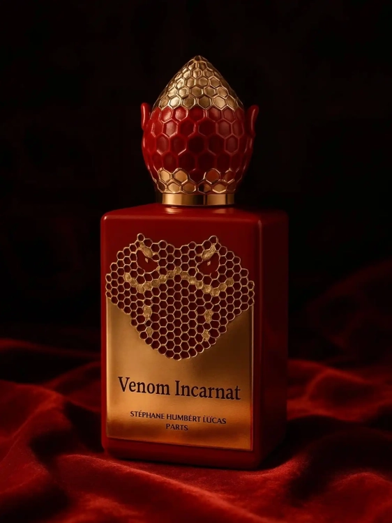 Stéphane Humbert Lucas 777 Venom Incarnat - odlewka niszowych perfum dostępna w Perfame. Zmysłowy zapach z nutami maliny, róży i skóry.