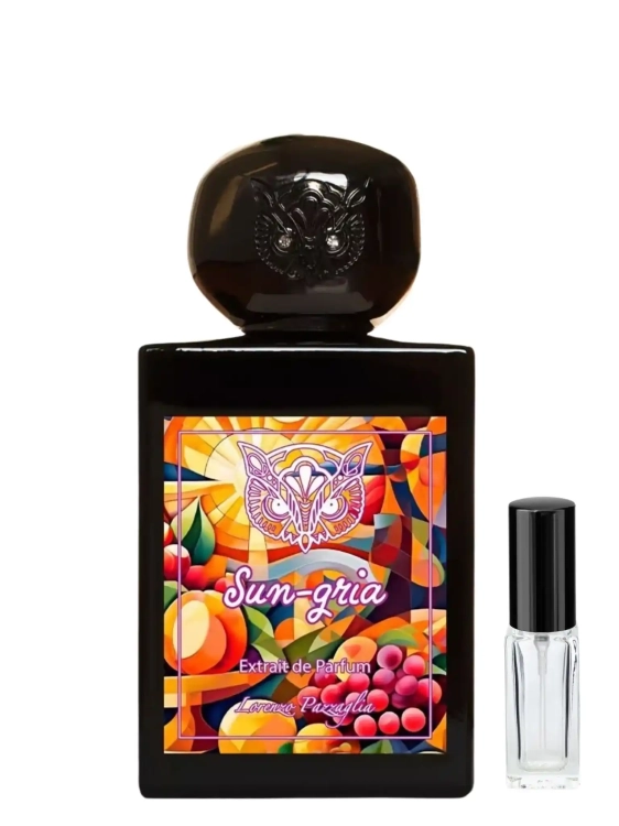 Lorenzo Pazzaglia Sun-gria - odlewka niszowych perfum dostępna w Perfame. Owocowy, wakacyjny zapach z nutami czerwonych owoców, cytrusów i piżma.