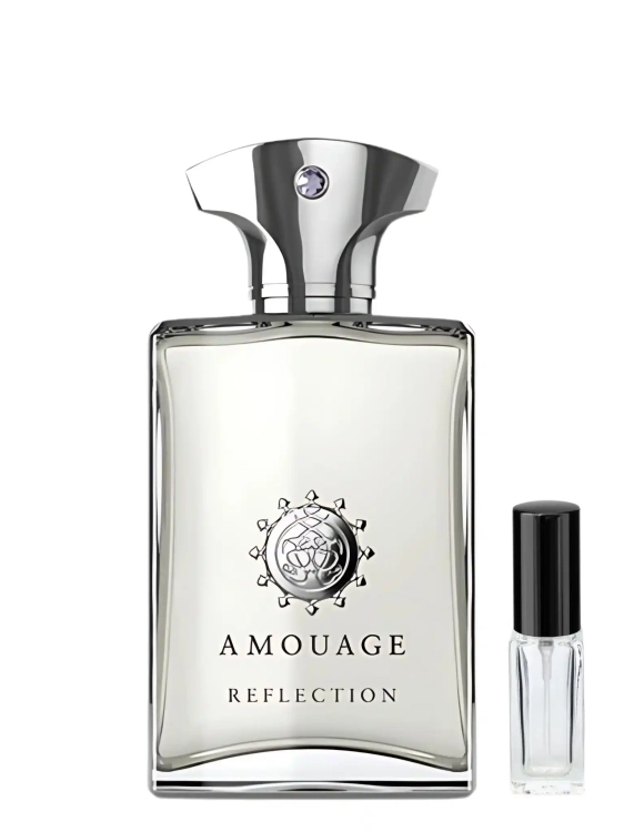 Amouage Reflection Man - odlewka luksusowych męskich perfum dostępna w Perfame. Kwiatowy zapach z nutami jaśminu, neroli i drzewa sandałowego.
