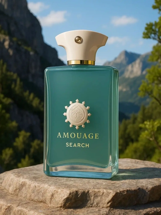 Amouage Search - odlewka niszowych perfum dostępna w Perfame. Świeży, cytrusowy zapach z nutami cytryny, mandarynki i dymnych akcentów.