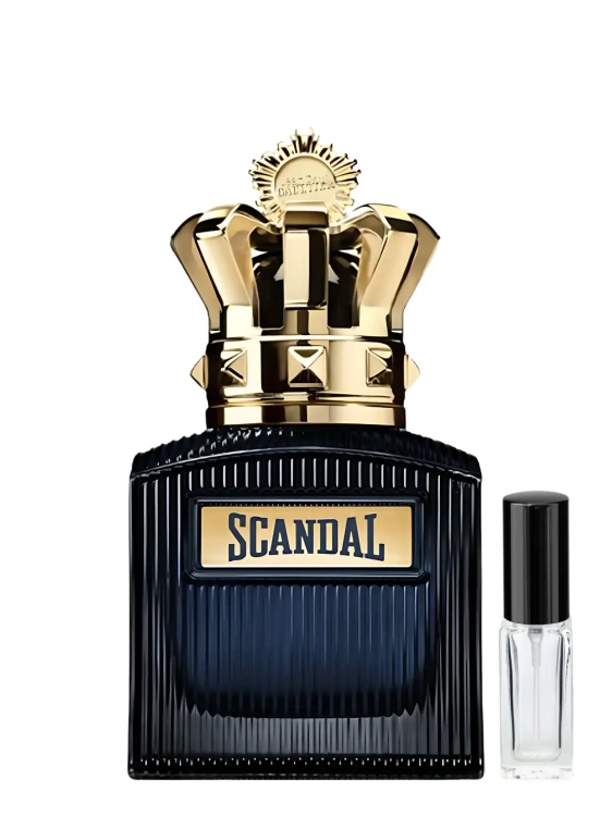 Scandal Pour Homme Intense Jean Paul Gaultier - odlewka mocnych męskich perfum dostępna w Perfame. Słodki, uwodzicielski zapach z nutami karmelu, fasoli tonka i drzewa sandałowego.