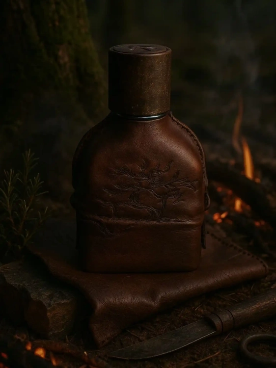 Orto Parisi Cuoium - odlewka niszowych perfum dostępna w Perfame. Skórzany zapach z nutami ziół, balsamów i oudu.