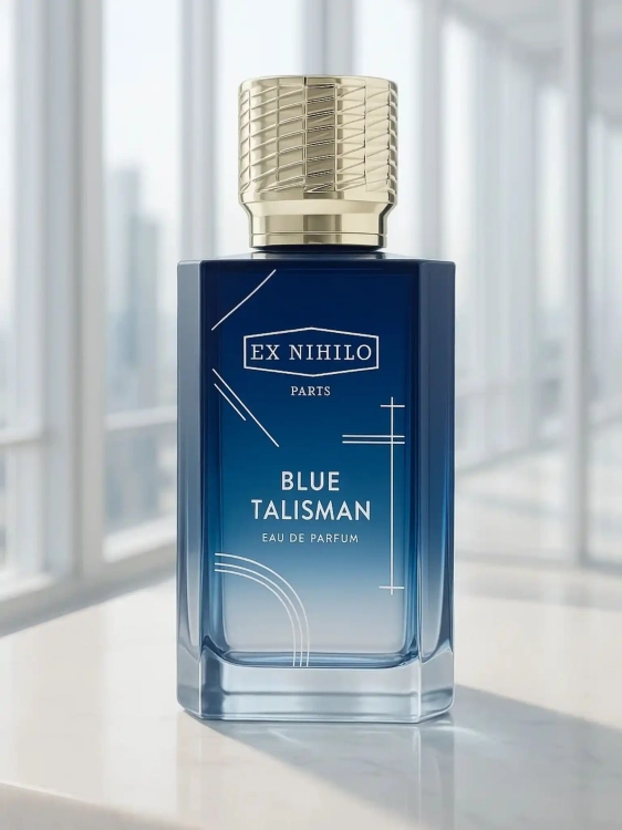 Ex Nihilo Blue Talisman - odlewka luksusowych perfum dostępna w Perfame. Świeży zapach z nutami cytrusów, piżma i białych kwiatów.