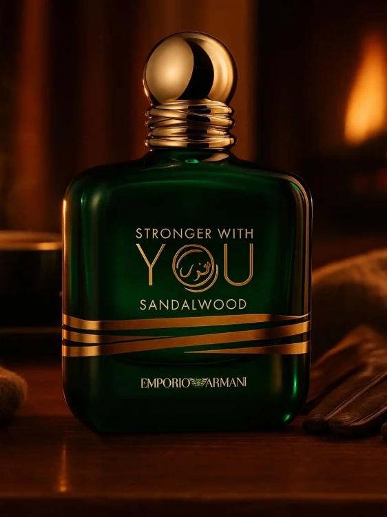 Emporio Armani Stronger With You Sandalwood – odlewka eleganckich perfum dostępna w Perfame. Ciepły zapach z nutami drzewa sandałowego, wanilii i lawendy.