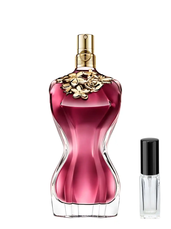 Jean Paul Gaultier La Belle – odlewka kobiecych perfum dostępna w Perfame. Zmysłowy zapach z nutami gruszki, wanilii i tonki.