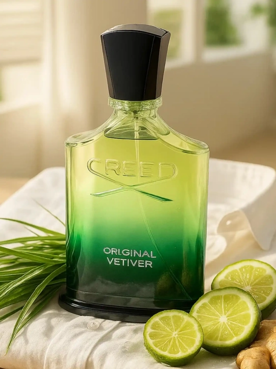 Creed Original Vetiver – odlewka luksusowych zielonych perfum. Świeżość wetiweru i cytrusów w ofercie Perfame.