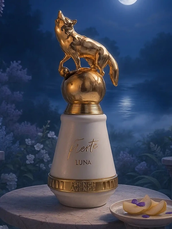 French Avenue Fierte Luna – elegancka odlewka perfum dla kobiet w Perfame. Kwiatowy zapach z nutami piwonii, róży i białego piżma.