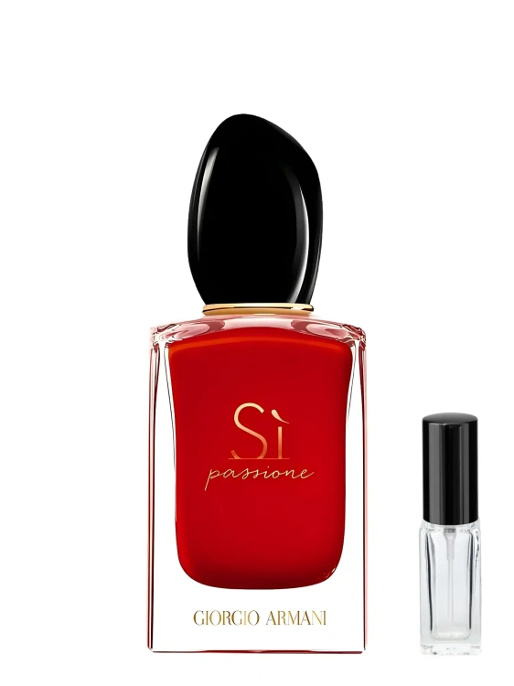 Giorgio Armani Sì Passione – odlewka eleganckich damskich perfum dostępna w Perfame. Owocowo-kwiatowy zapach z nutami gruszki, róży i wanilii.