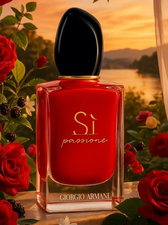 Giorgio Armani Sì Passione – odlewka eleganckich damskich perfum dostępna w Perfame. Owocowo-kwiatowy zapach z nutami gruszki, róży i wanilii.