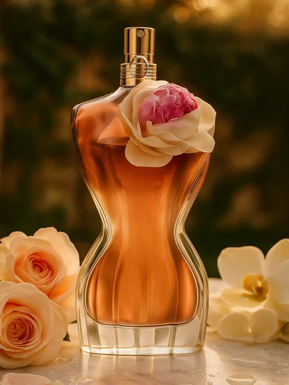 Jean Paul Gaultier La Belle Flower Edition – odlewka zmysłowych damskich perfum dostępna w Perfame. Nuty gruszki, irysa i wanilii w kwiatowej odsłonie.