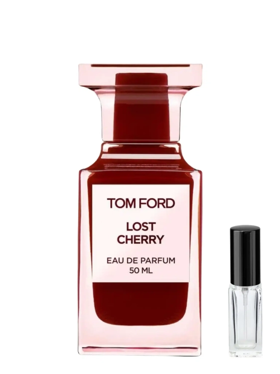 Tom Ford Lost Cherry – odlewka luksusowych perfum dostępna w Perfame. Nuty wiśni, gorzkiego migdała i wanilii.
