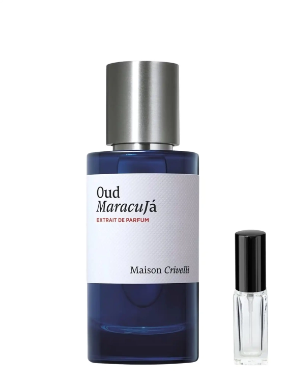 Oud Maracuja – odlewka egzotycznych perfum dostępna w Perfame. Połączenie oudu, marakui i nut drzewnych.