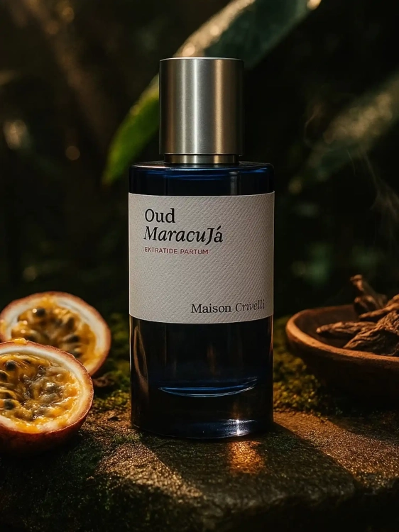 Oud Maracuja – odlewka egzotycznych perfum dostępna w Perfame. Połączenie oudu, marakui i nut drzewnych.