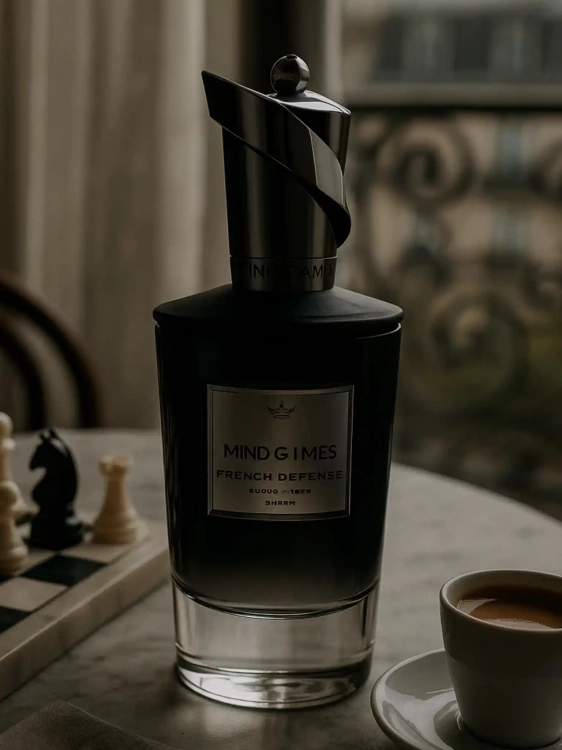 French Defense – odlewka eleganckich perfum dostępna w Perfame. Nuty skórzane, przyprawy i ambra.