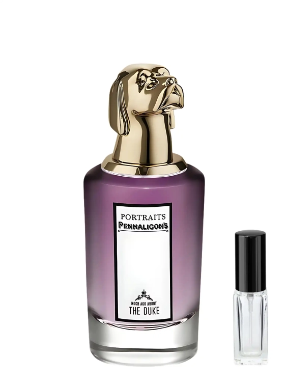 The Duke – odlewka luksusowych perfum dostępna w Perfame. Róża, gin i piżmowa baza.