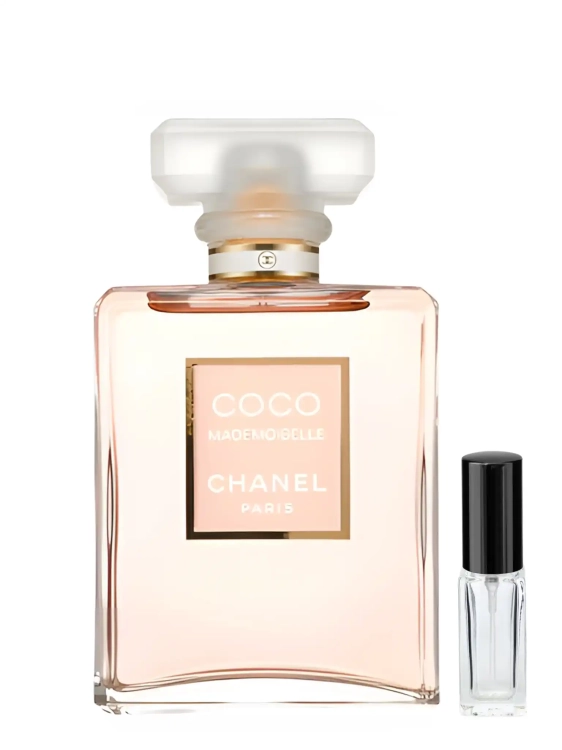 Chanel Coco Mademoiselle – elegancka odlewka damskich perfum dostępna w Perfame. Zmysłowa kompozycja z nutami paczuli, pomarańczy i róży.